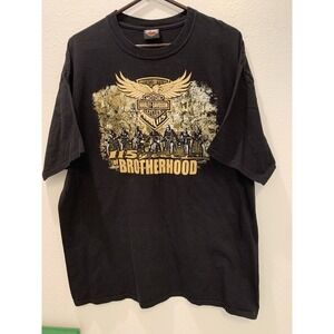 H-D Harley Davidson 115th Year Anniversary Brotherhood TallahasseeT-shirt XXL